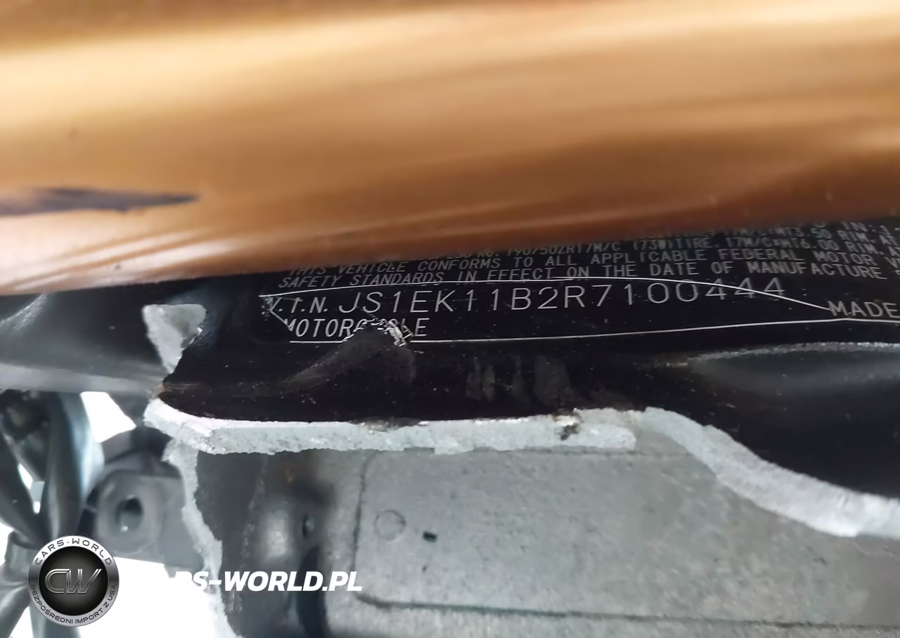 2024 Suzuki Gsx-S1000 A VIN:JS1EK11B2R7100444 - 10