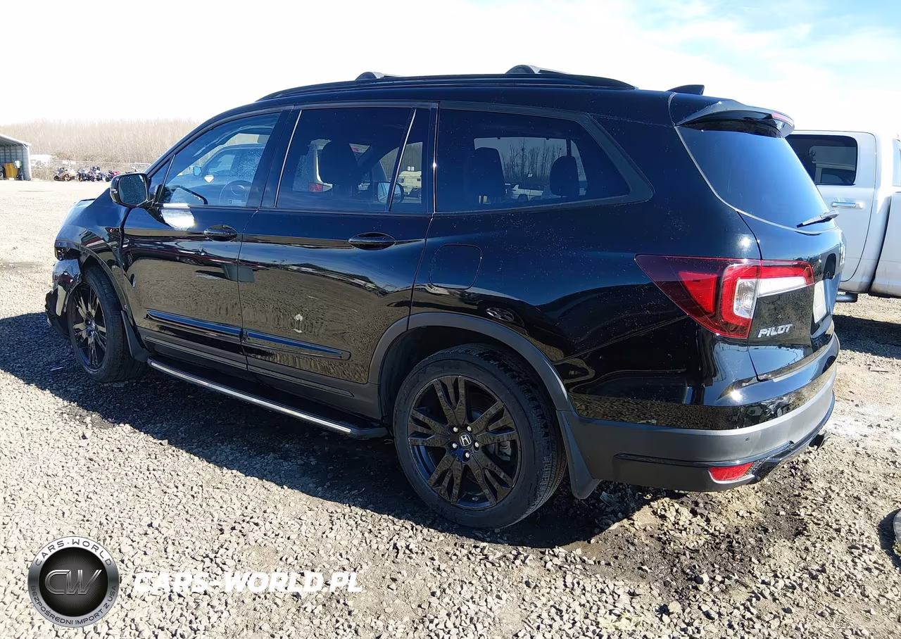 2020 Honda Pilot Awd Black Edition VIN:5FNYF6H75LB000510 - 3