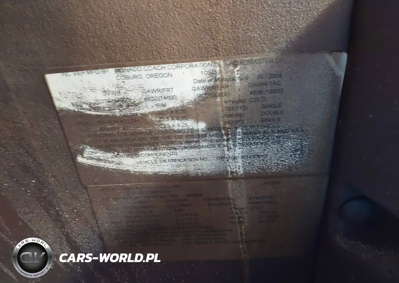 2005 Roadmaster Rail Monocoque VIN:1RF13561351032010 - 9