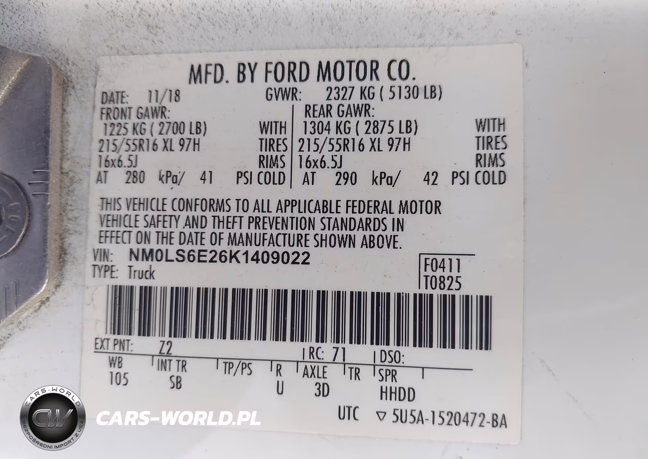 2019 Ford Transit Connect Xl VIN:NM0LS6E26K1409022 - 9