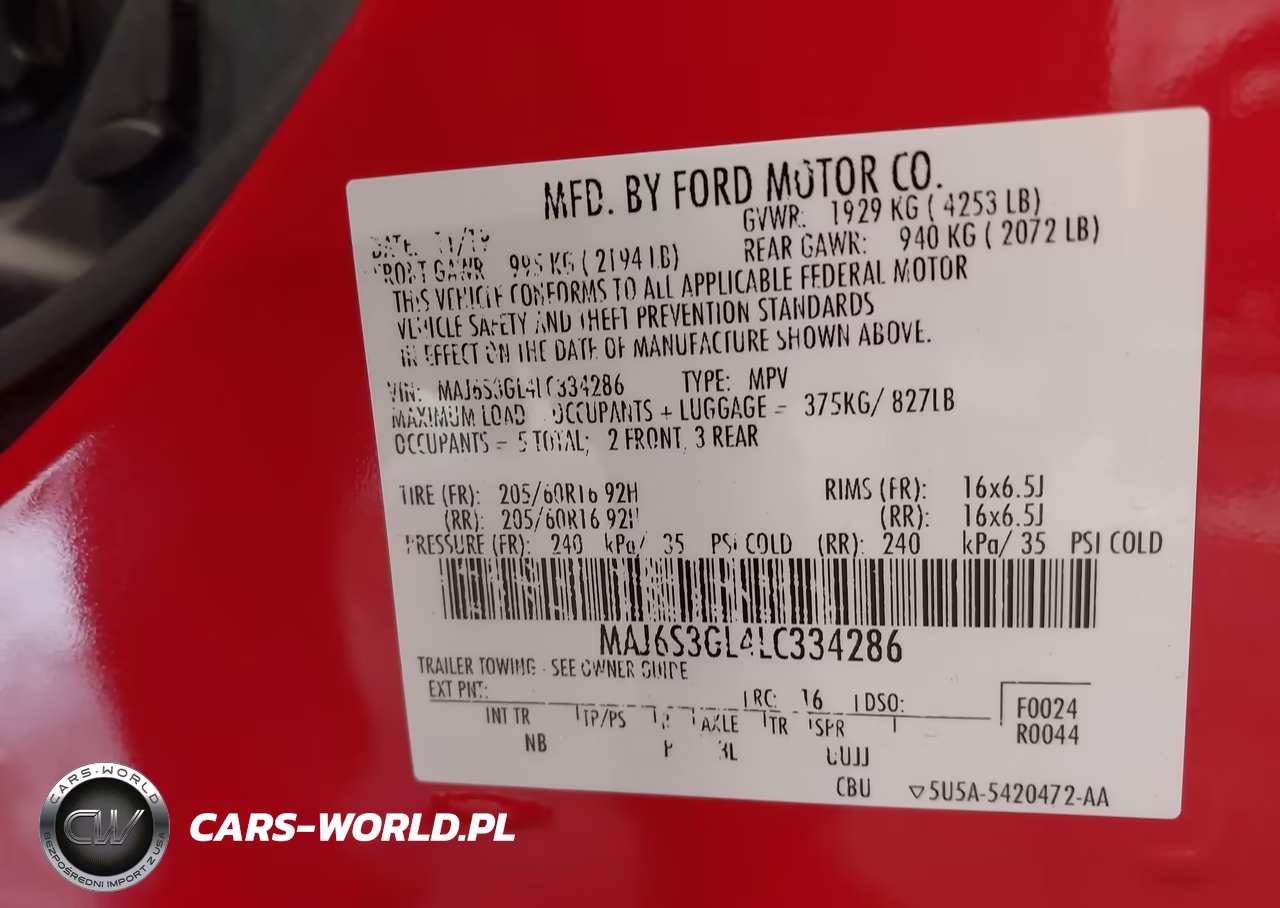 2020 Ford Ecosport Se VIN:MAJ6S3GL4LC334286 - 9
