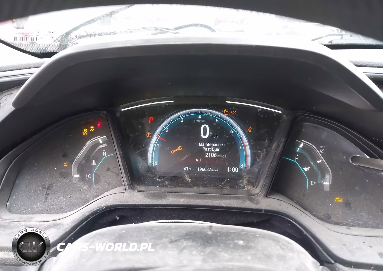 2019 Honda Civic Lx VIN:2HGFC2F68KH577710 - 7