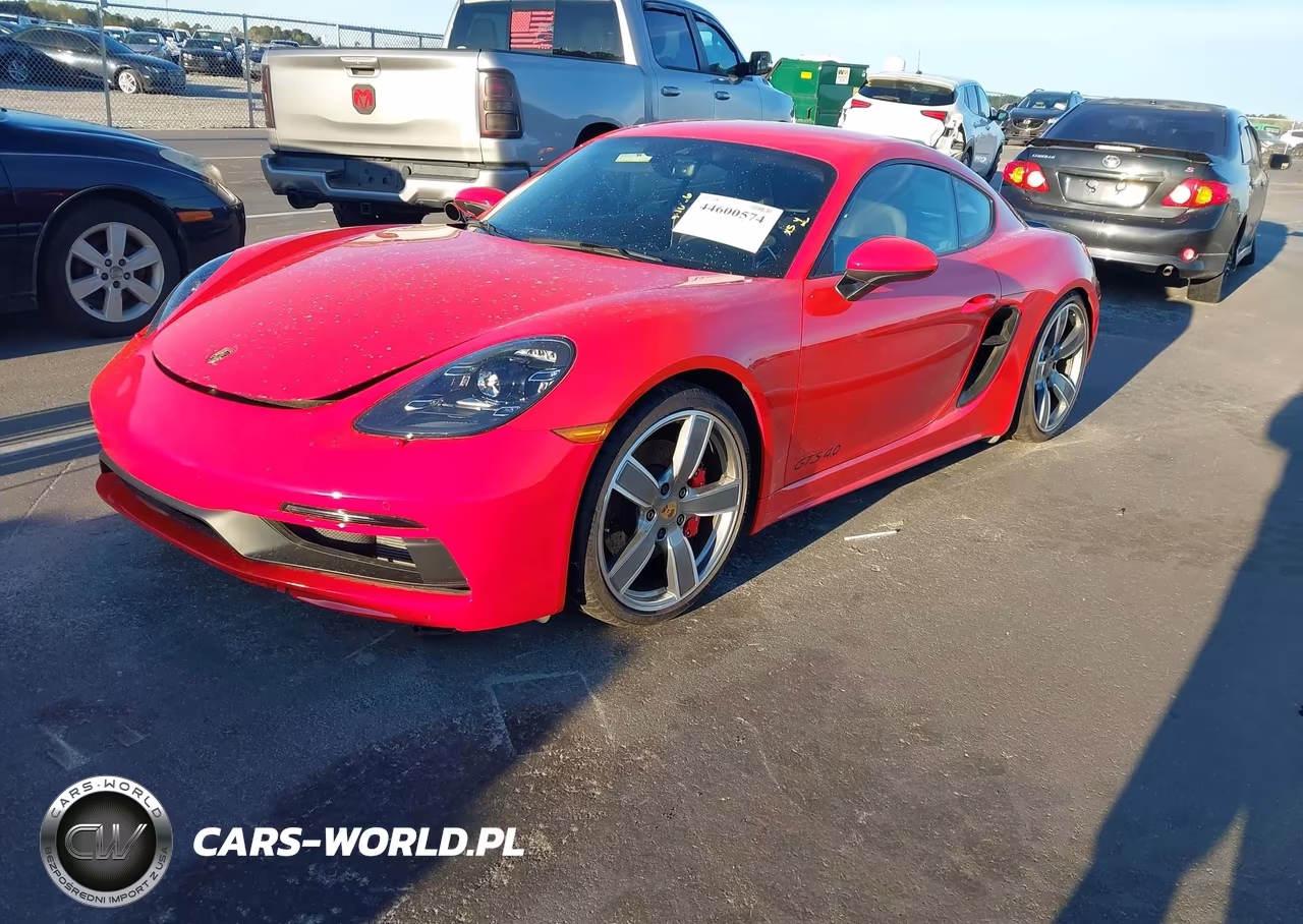 2022 Porsche 718 Cayman Gts 4.0 VIN:WP0AD2A82NS268259 - 2
