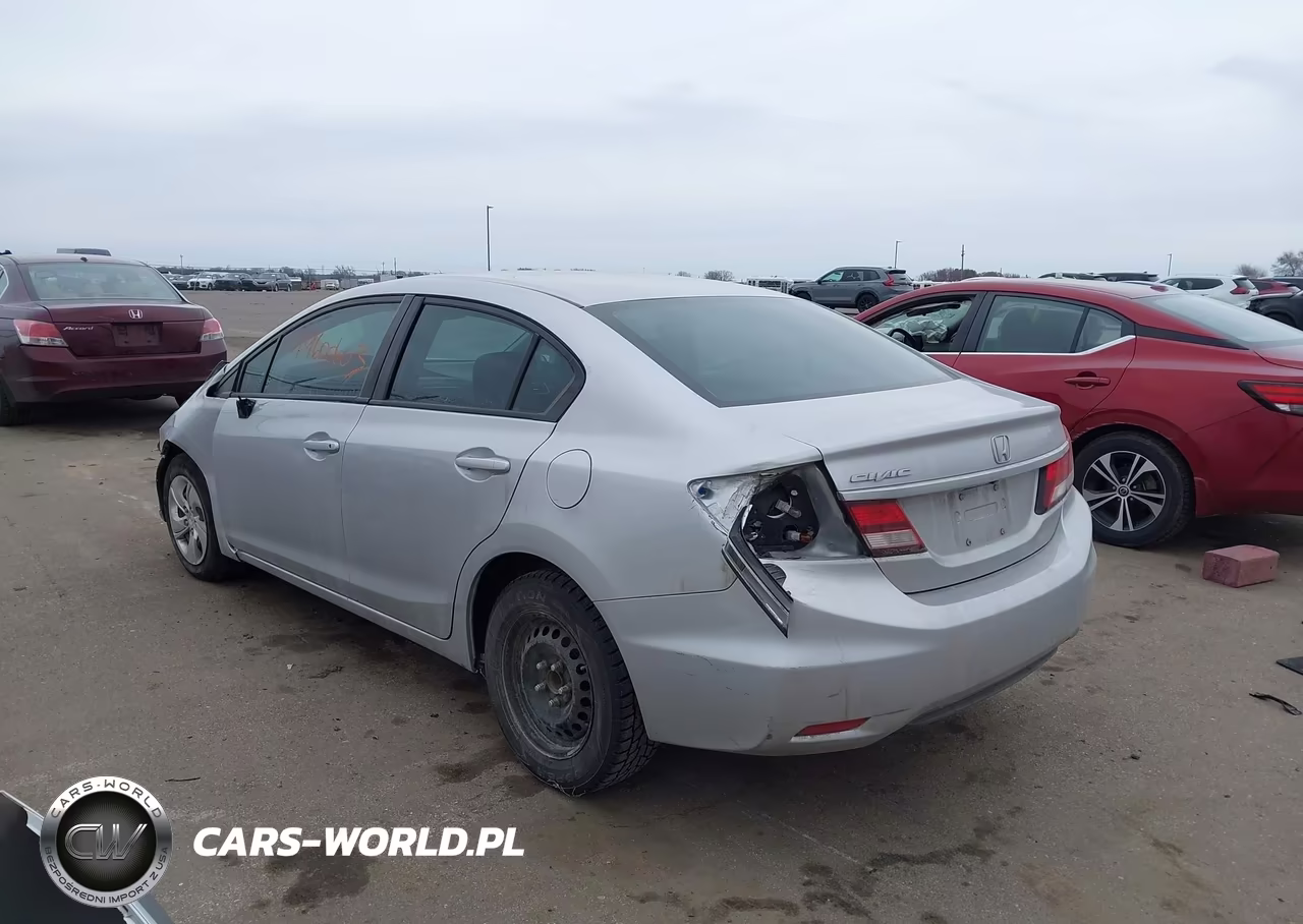 2013 Honda Civic Lx VIN:19XFB2F59DE099854 - 3