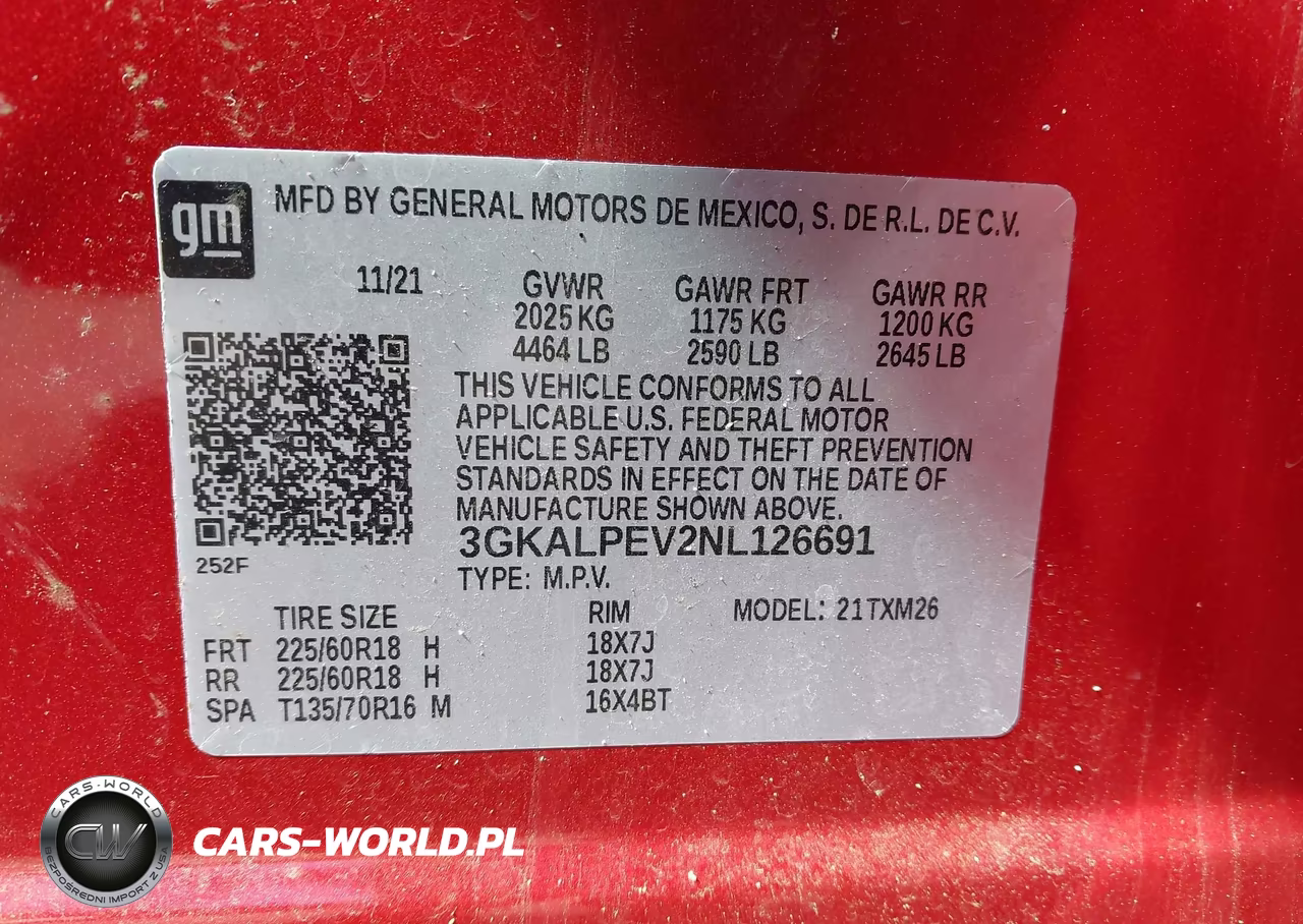 2022 GMC Terrain Fwd Slt VIN:3GKALPEV2NL126691 - 9