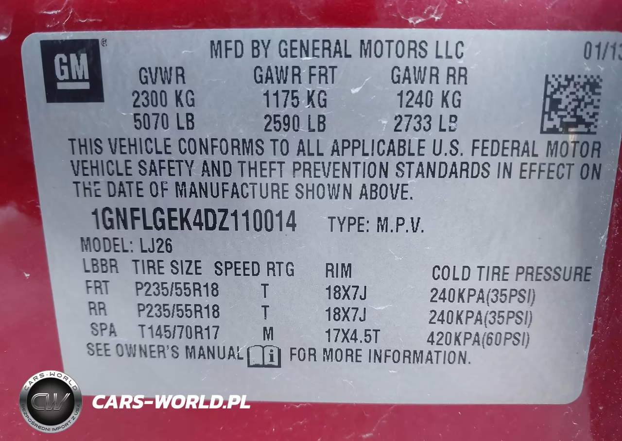 2013 Chevrolet Equinox Ltz VIN:1GNFLGEK4DZ110014 - 9