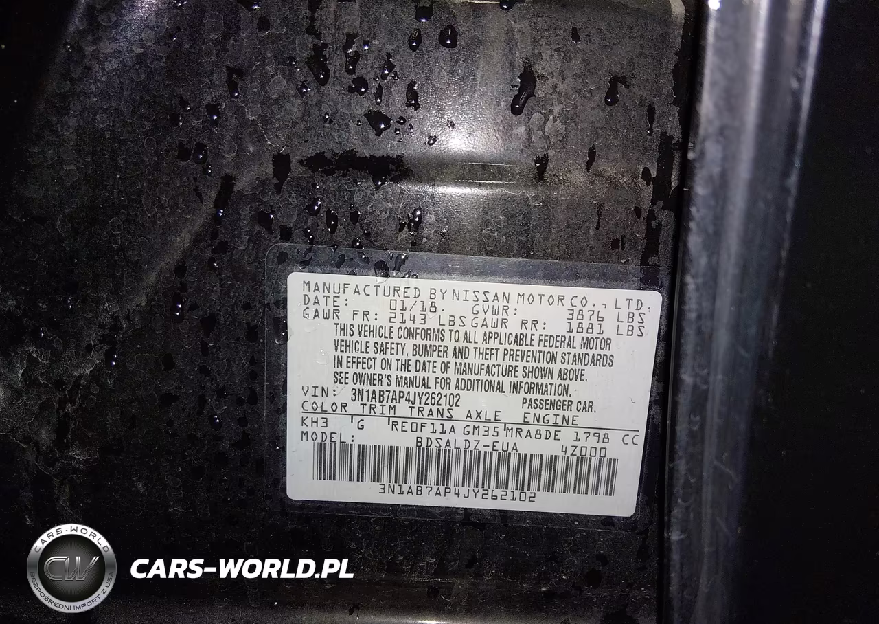 2018 Nissan Sentra Sv VIN:3N1AB7AP4JY262102 - 9