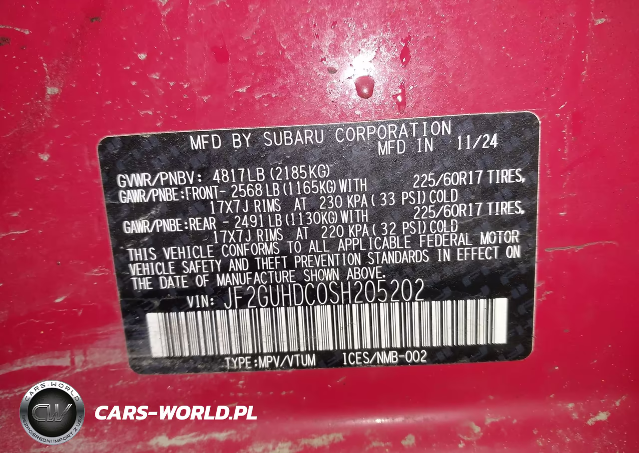 2025 Subaru Crosstrek Premium VIN:JF2GUHDC0SH205202 - 9