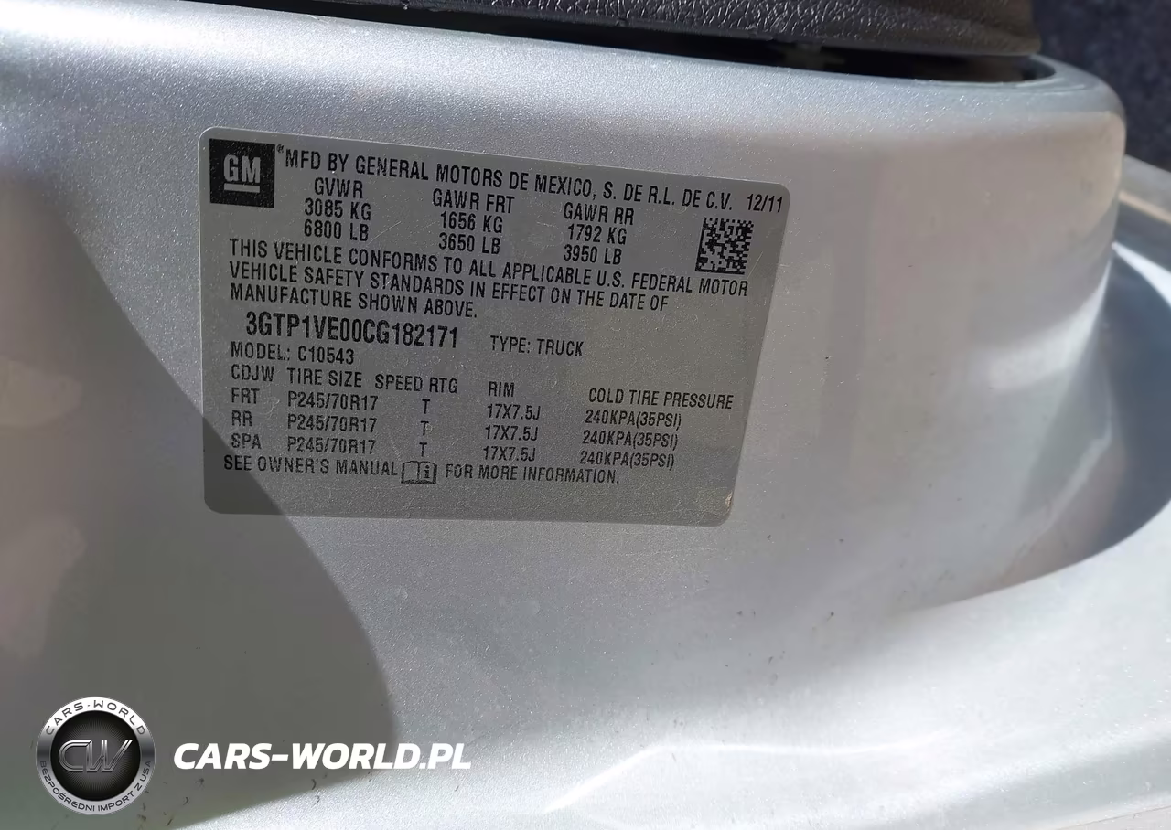 2012 GMC Sierra 1500 Sle VIN:3GTP1VE00CG182171 - 9