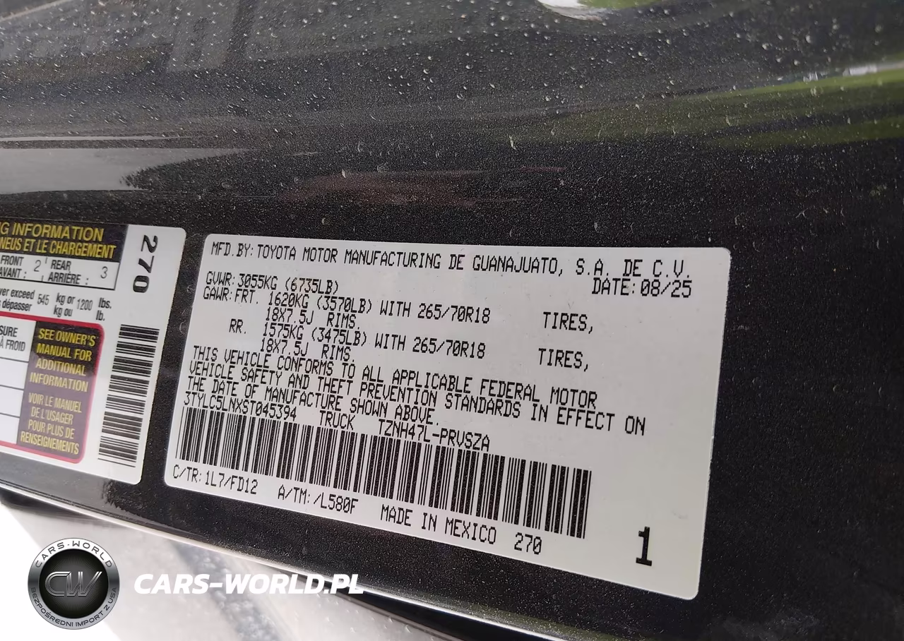 2025 Toyota Tacoma Hybrid Trd Off Road VIN:3TYLC5LNXST045394 - 9