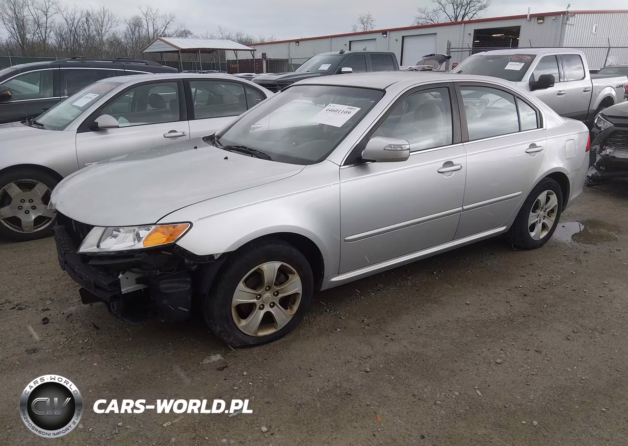 2009 Kia Optima Lx VIN:KNAGE228395293632 - 2