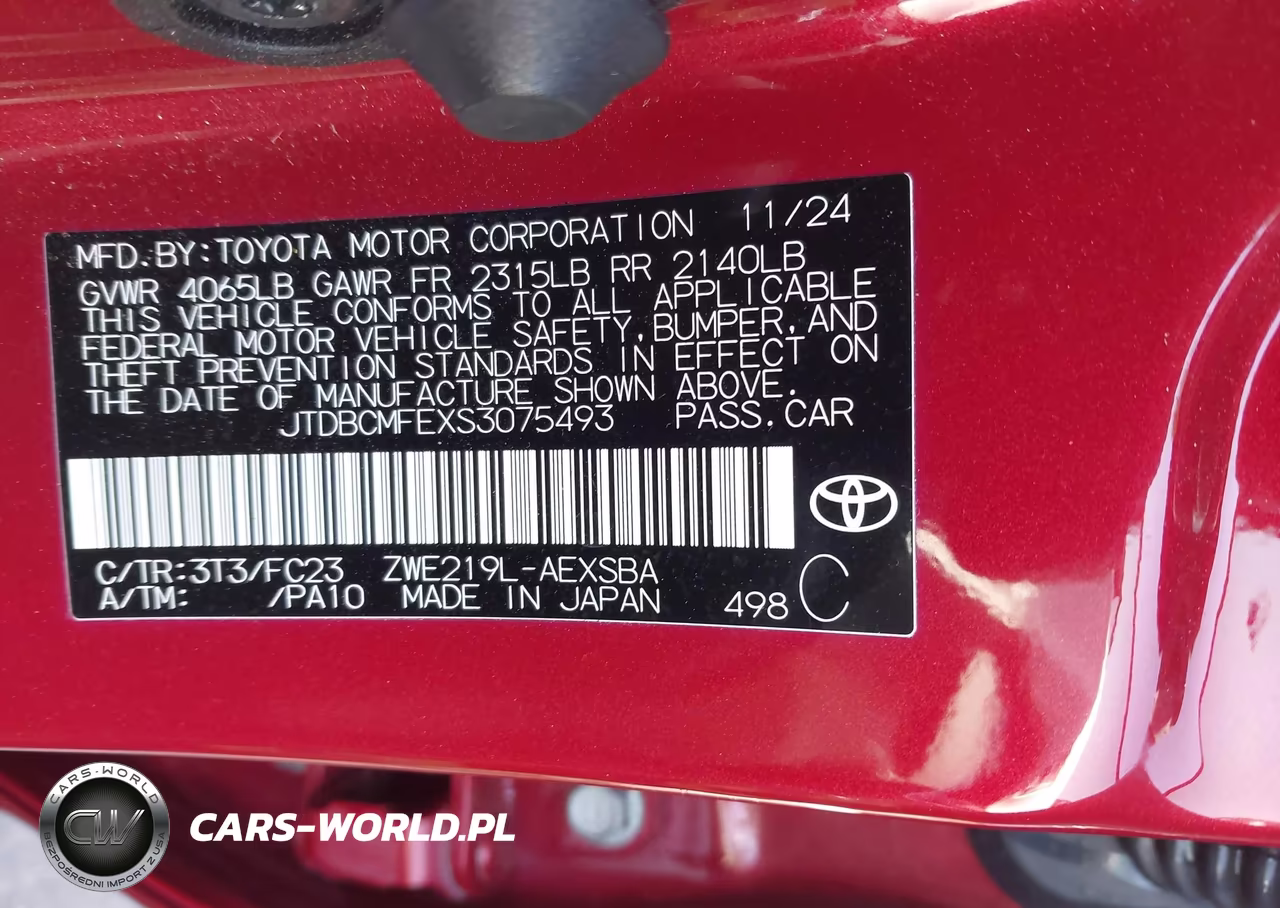 2025 Toyota Corolla Hybrid Se VIN:JTDBCMFEXS3075493 - 9