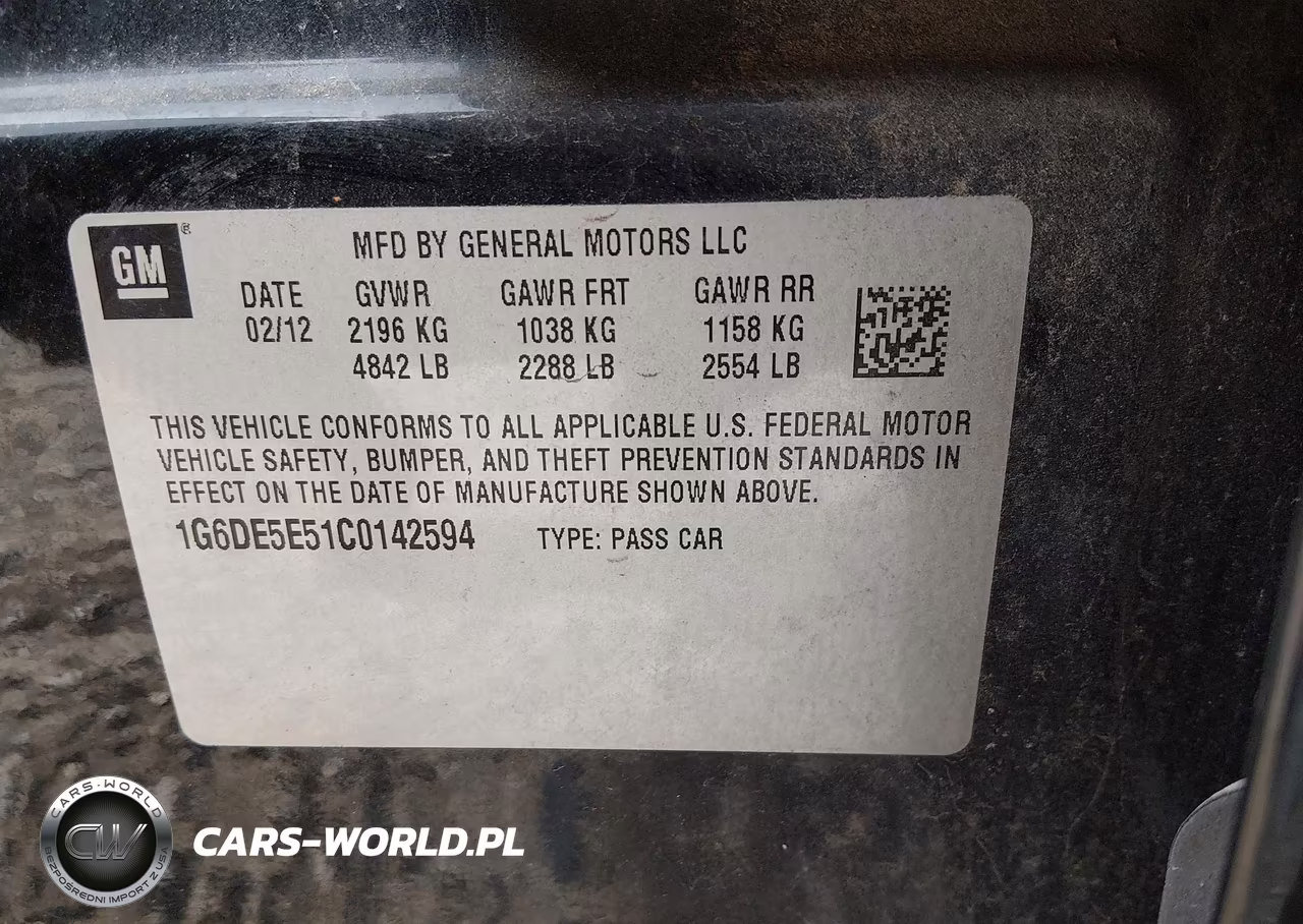 2012 Cadillac Cts Luxury VIN:1G6DE5E51C0142594 - 9