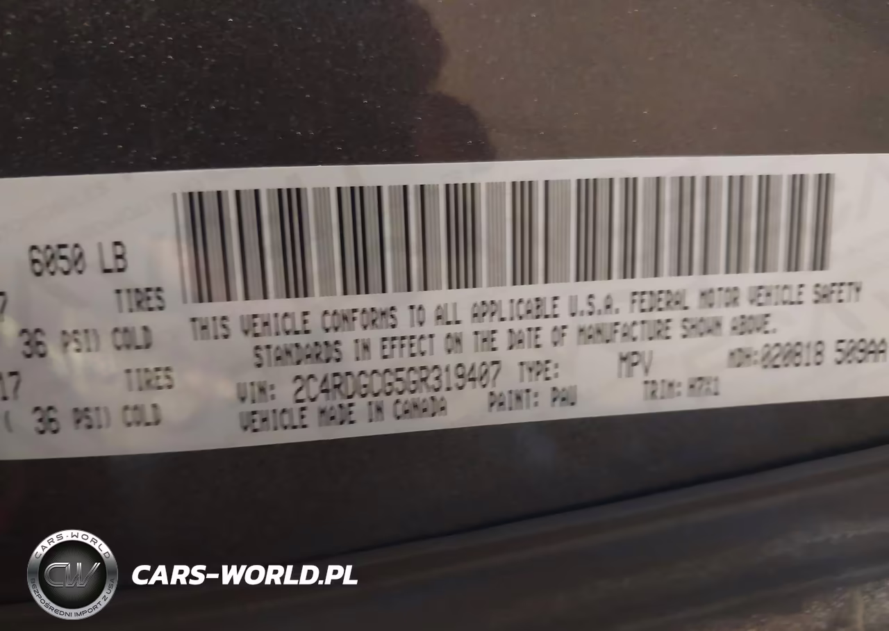2016 Dodge Grand Caravan Sxt VIN:2C4RDGCG5GR319407 - 9