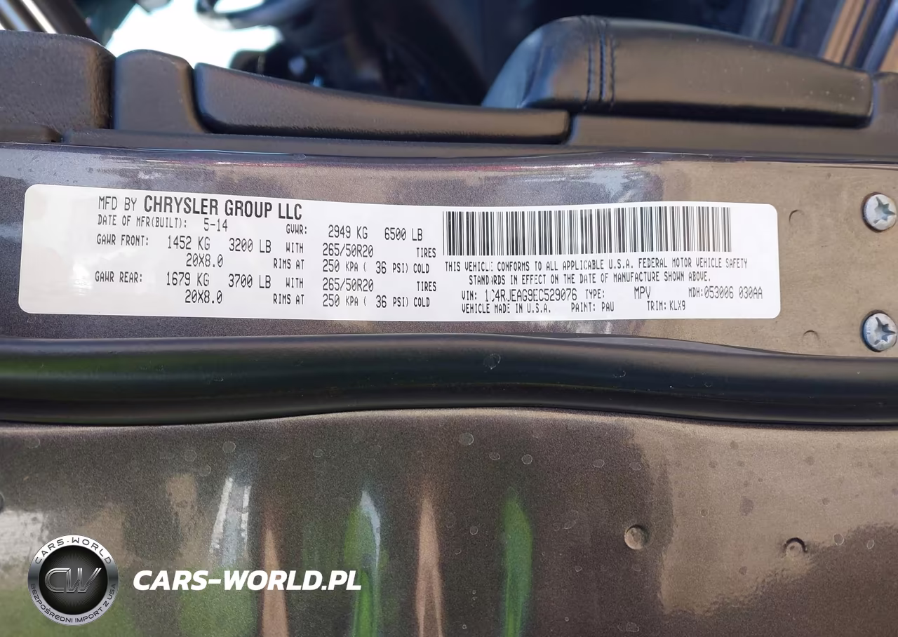 2014 Jeep Grand Cherokee Altitude VIN:1C4RJEAG9EC529076 - 9