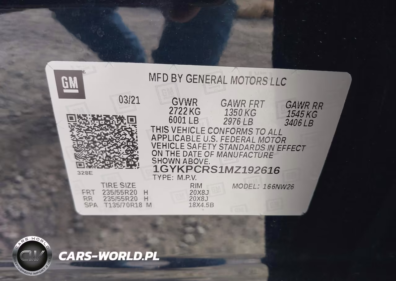 2021 Cadillac Xt6 Fwd Premium Luxury VIN:1GYKPCRS1MZ192616 - 9