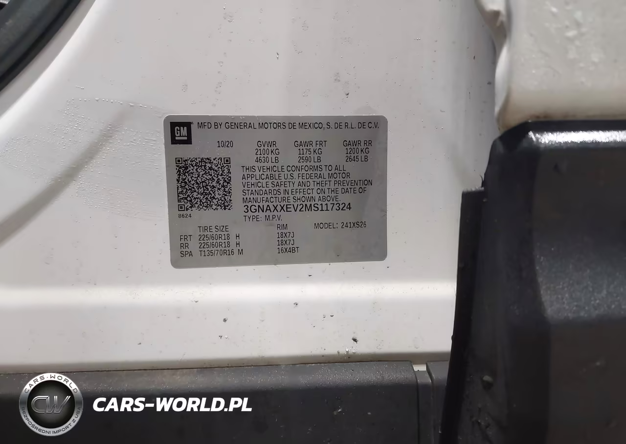 2021 Chevrolet Equinox Awd Premier VIN:3GNAXXEV2MS117324 - 9