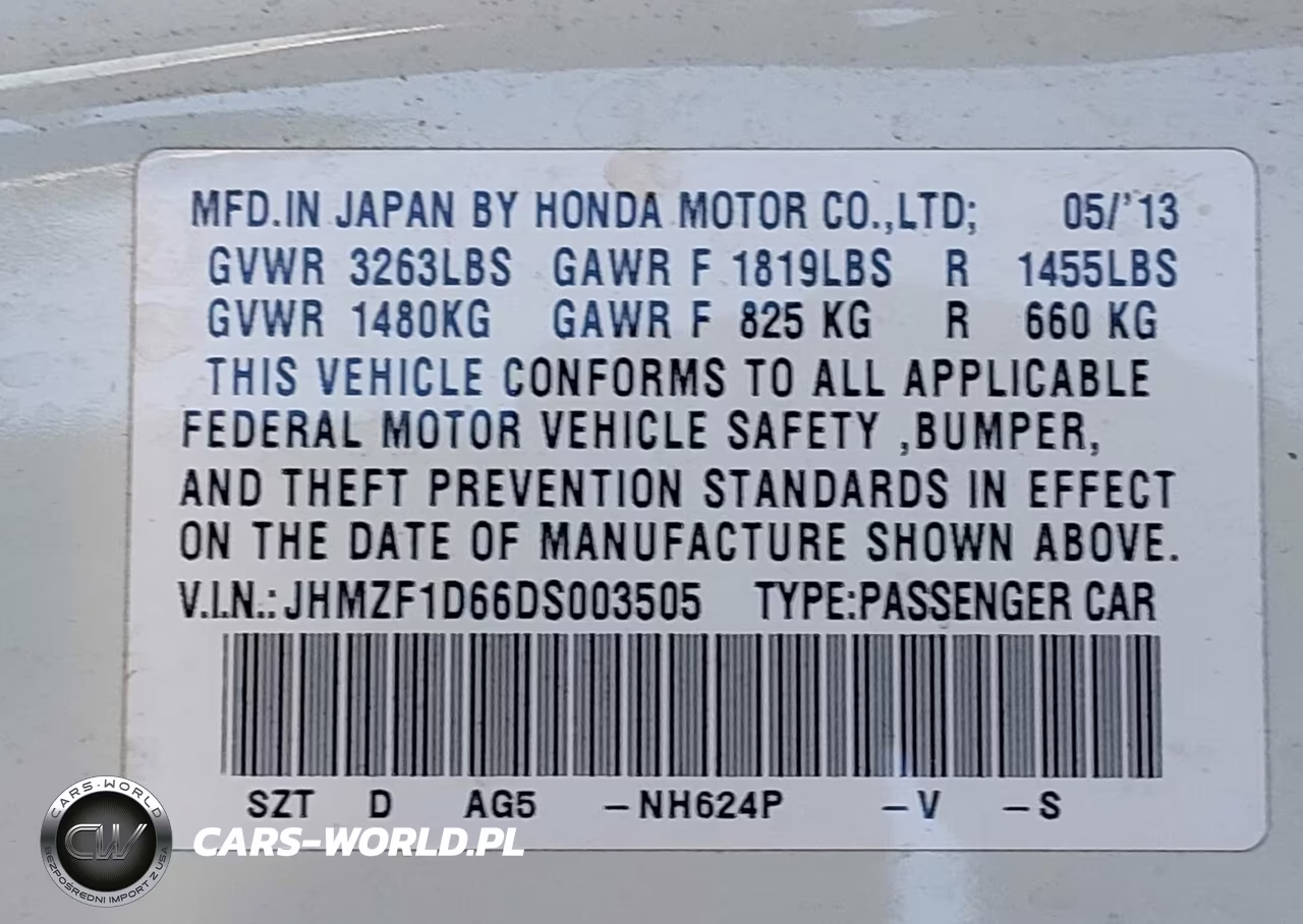 2013 Honda Cr-Z Ex VIN:JHMZF1D66DS003505 - 9