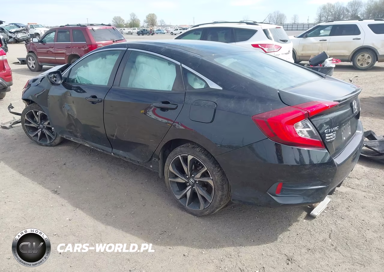 2021 Honda Civic Sport VIN:2HGFC2F80MH505792 - 3
