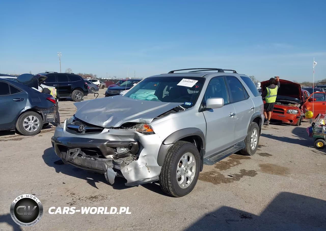 2002 Acura Mdx VIN:2HNYD188X2H536244 - 2