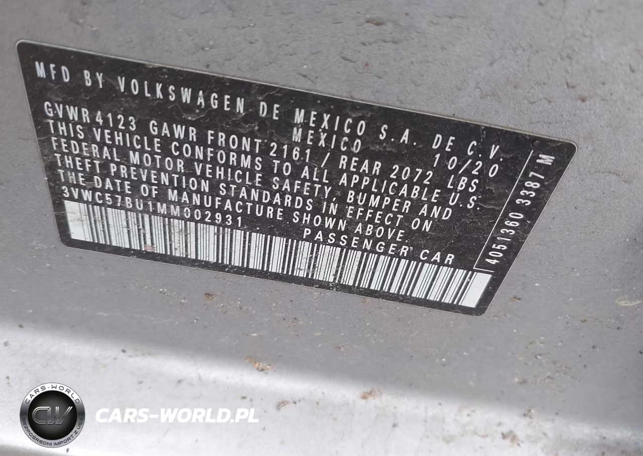 2021 Volkswagen Jetta 1.4T R-Line-1.4T S-1.4T Se VIN:3VWC57BU1MM002931 - 9