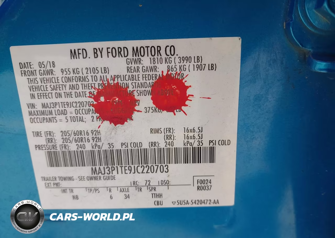 2018 Ford Ecosport Se VIN:MAJ3P1TE9JC220703 - 9