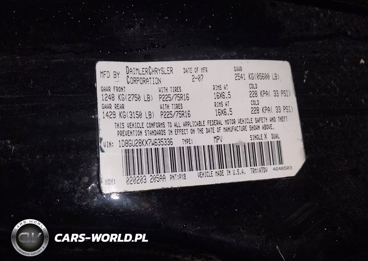 2007 Dodge Nitro Sxt VIN:1D8GU28KX7W635336 - 9