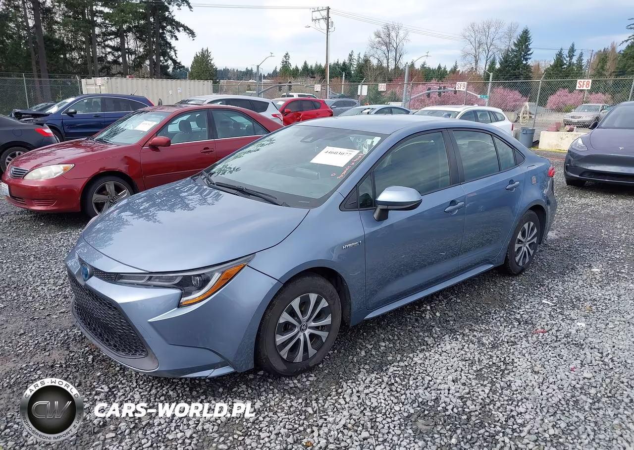 2021 Toyota Corolla Hybrid Le VIN:JTDEAMDE9MJ009165 - 2