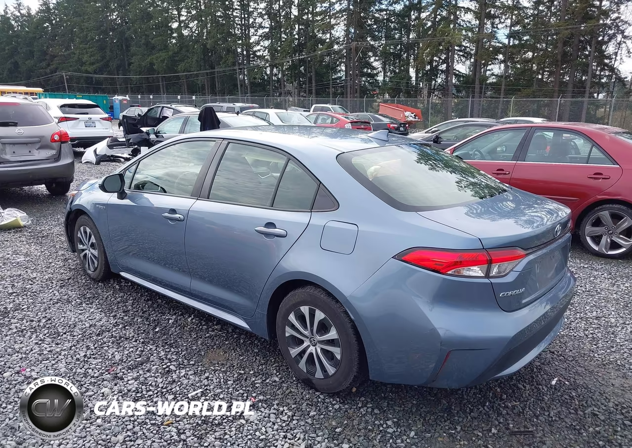 2021 Toyota Corolla Hybrid Le VIN:JTDEAMDE9MJ009165 - 3