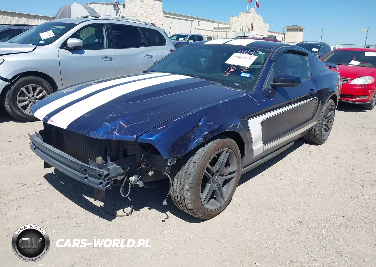 2012 Ford Mustang V6 VIN:1ZVBP8AMXC5267588 - 2