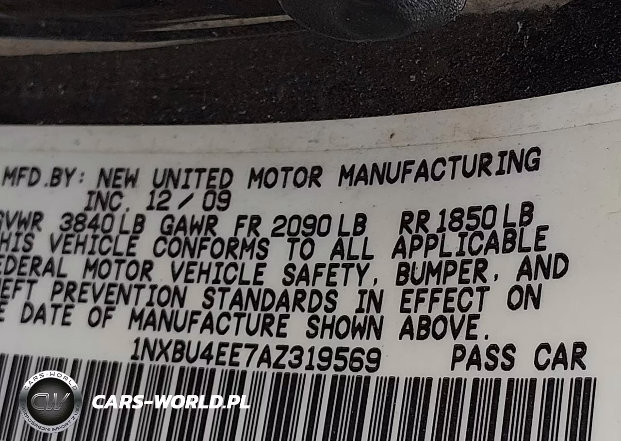 2010 Toyota Corolla Le VIN:1NXBU4EE7AZ319569 - 9
