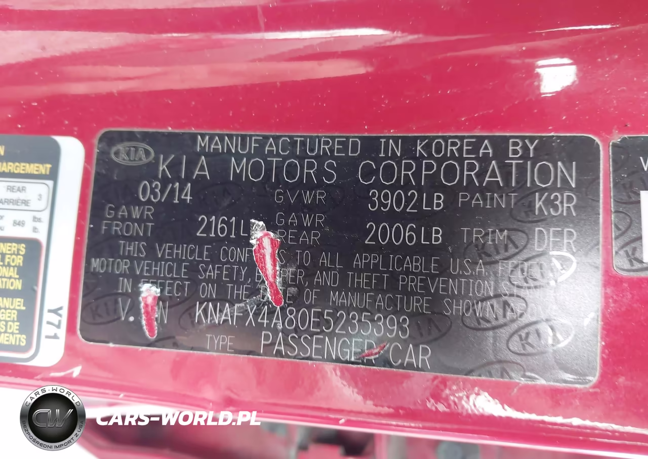 2014 Kia Forte Ex VIN:KNAFX4A80E5235393 - 9