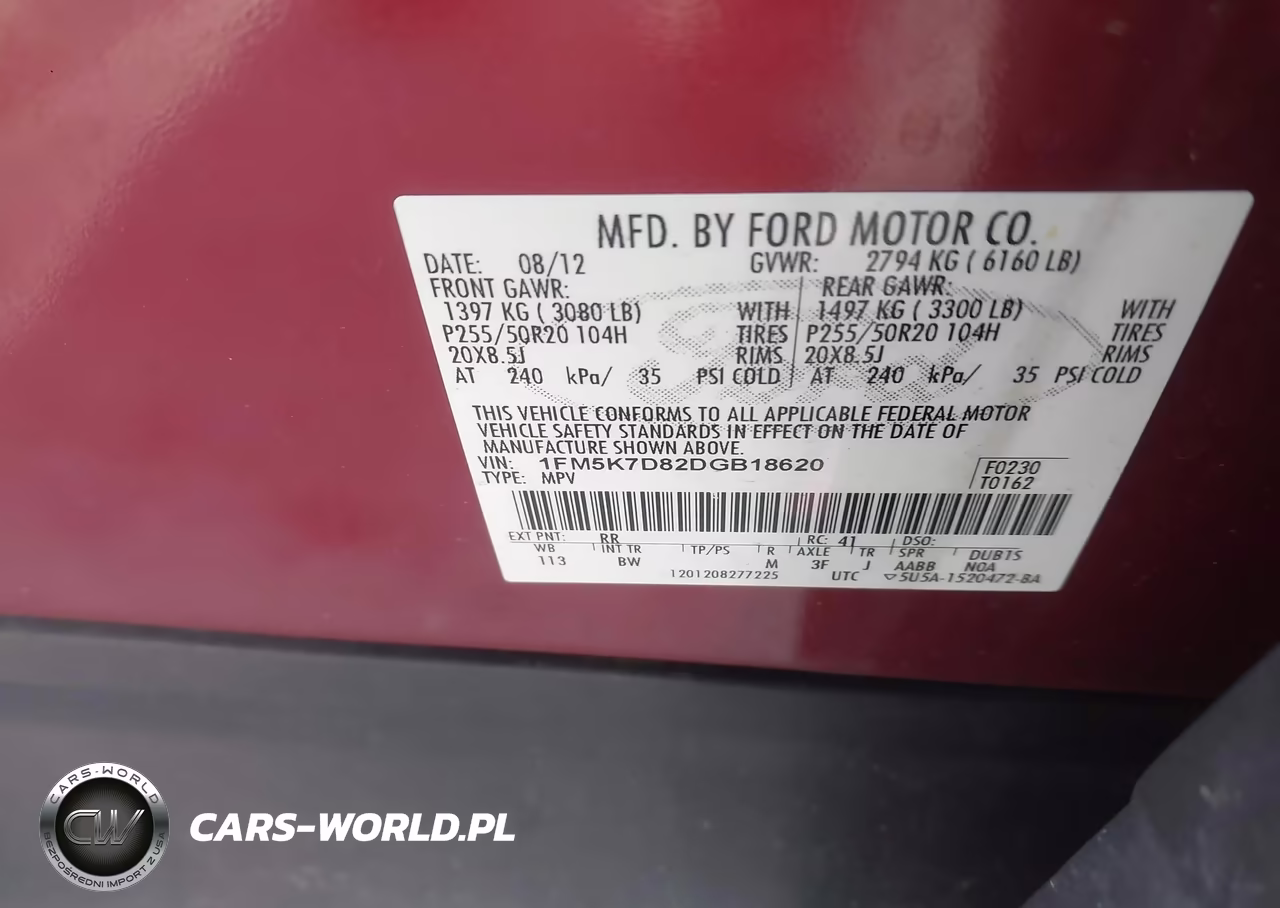 2013 Ford Explorer Xlt VIN:1FM5K7D82DGB18620 - 9