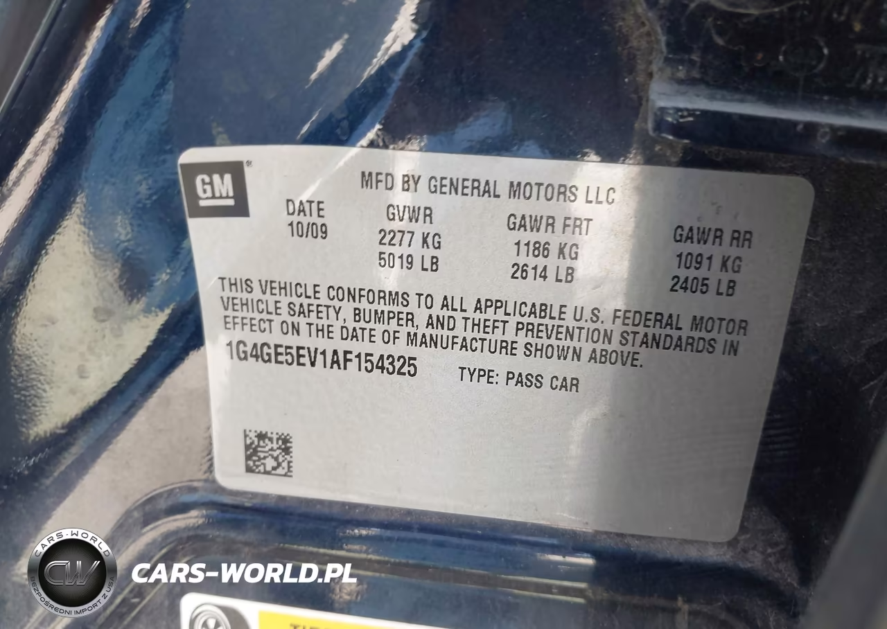 2010 Buick Lacrosse Cxs VIN:1G4GE5EV1AF154325 - 9
