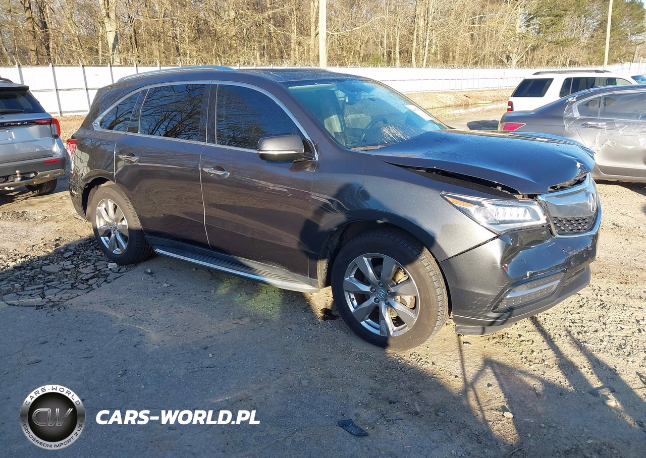 2015 Acura Mdx Advance Pkg W-Entertainment Pkg