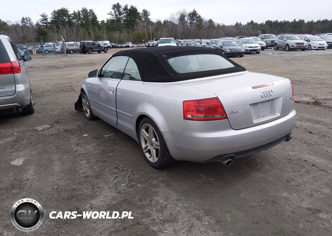 2007 Audi A4 2.0T VIN:WAUAF48H27K030228 - 3