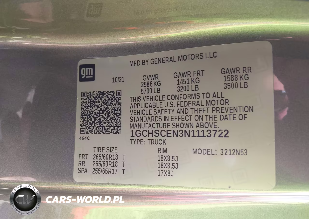 2022 Chevrolet Colorado 2Wd Long Box Lt VIN:1GCHSCEN3N1113722 - 9