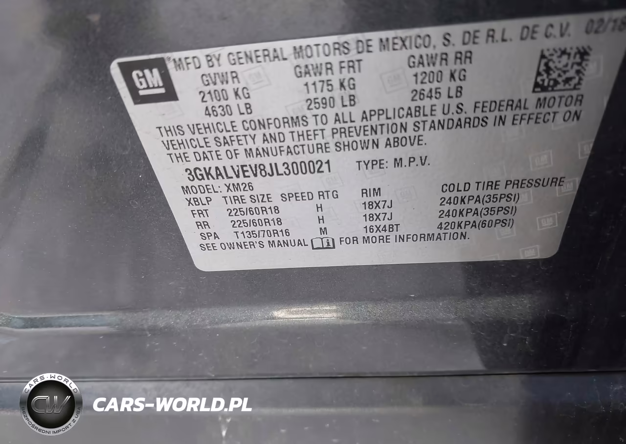 2018 GMC Terrain Slt VIN:3GKALVEV8JL300021 - 9