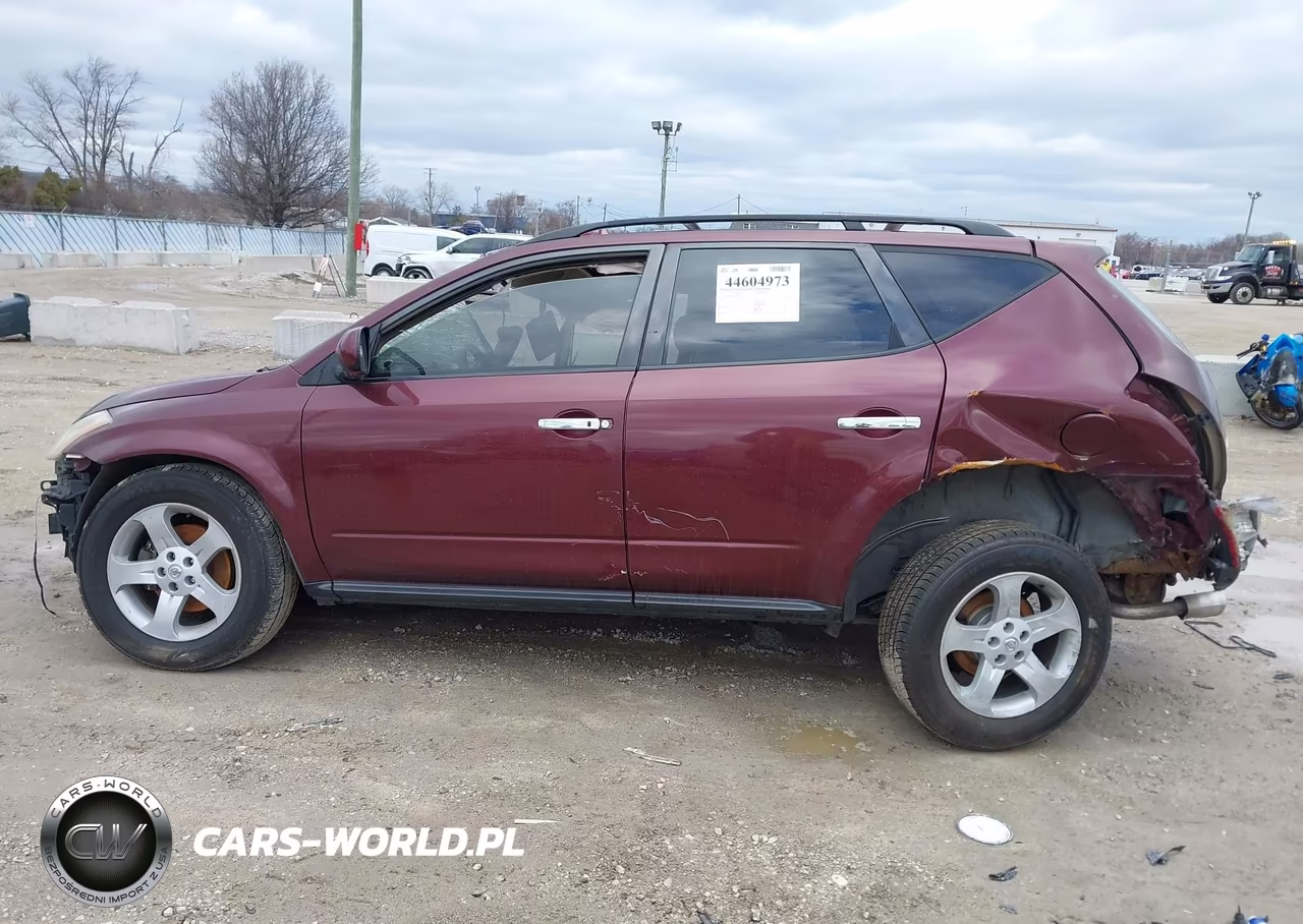 2005 Nissan Murano Sl VIN:JN8AZ08W35W410920 - 13