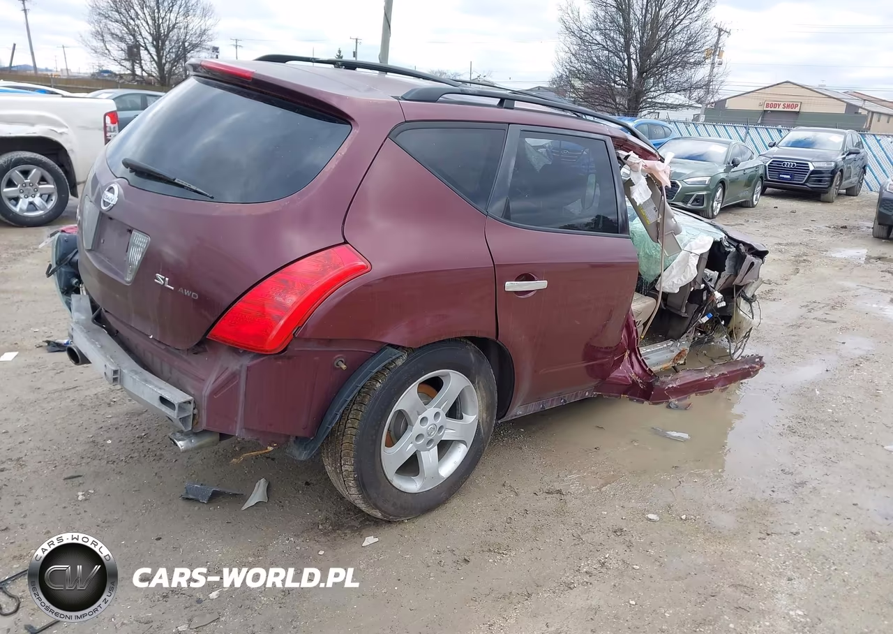 2005 Nissan Murano Sl VIN:JN8AZ08W35W410920 - 4