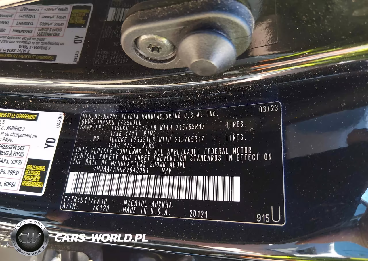 2023 Toyota Corolla Cross L VIN:7MUAAAAG0PV048081 - 9
