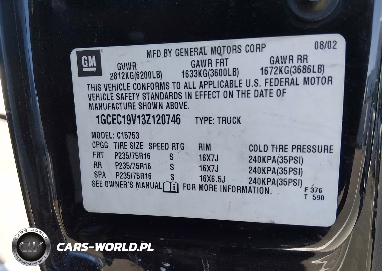 2003 Chevrolet Silverado 1500 Ls VIN:1GCEC19V13Z120746 - 9