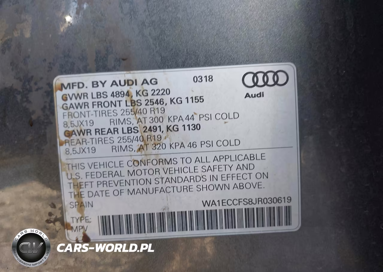 2018 Audi Q3 2.0T Premium-2.0T Sport Premium VIN:WA1ECCFS8JR030619 - 9
