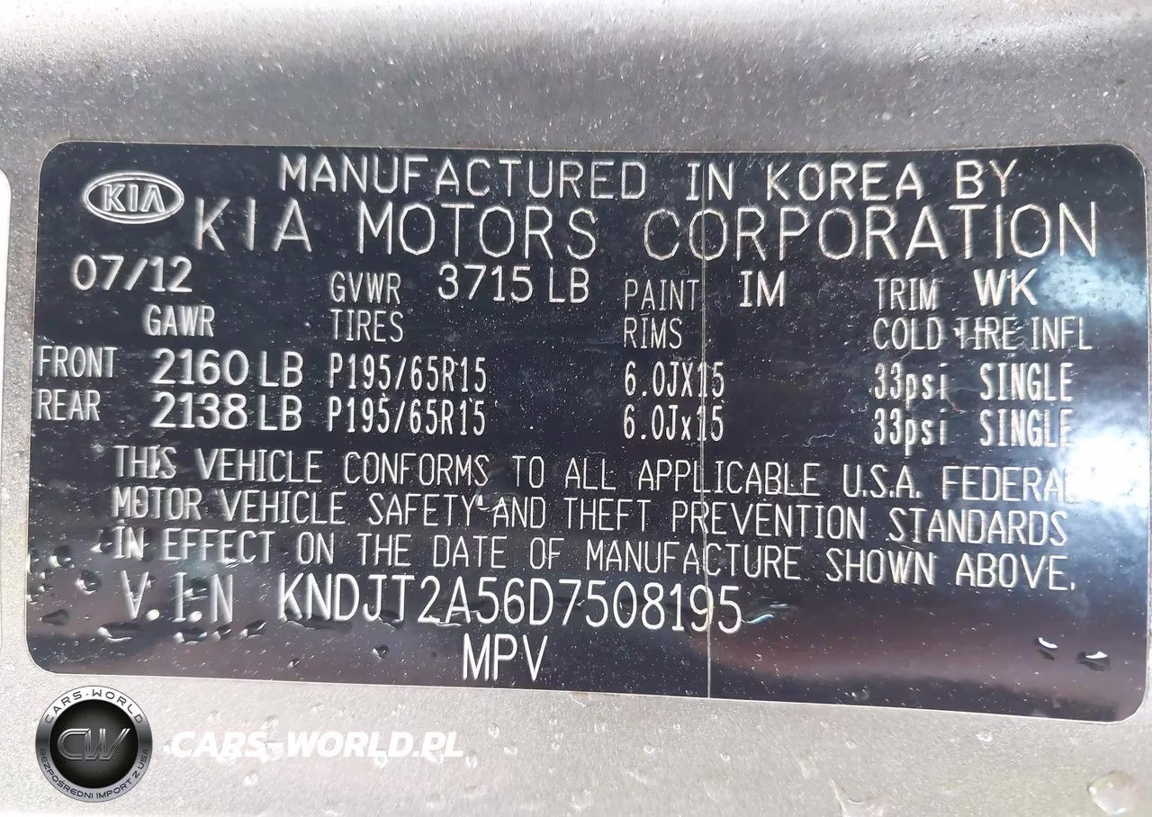 2013 Kia Soul VIN:KNDJT2A56D7508195 - 9