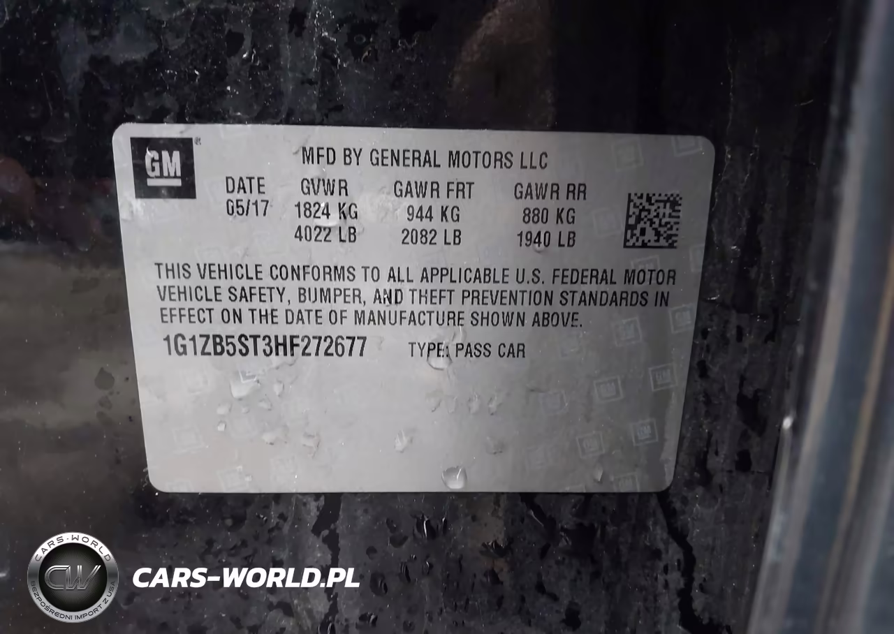 2017 Chevrolet Malibu Ls VIN:1G1ZB5ST3HF272677 - 9