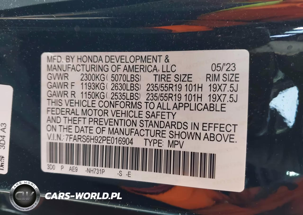 2023 Honda Cr-V Hybrid Sport Touring VIN:7FARS6H92PE016904 - 9