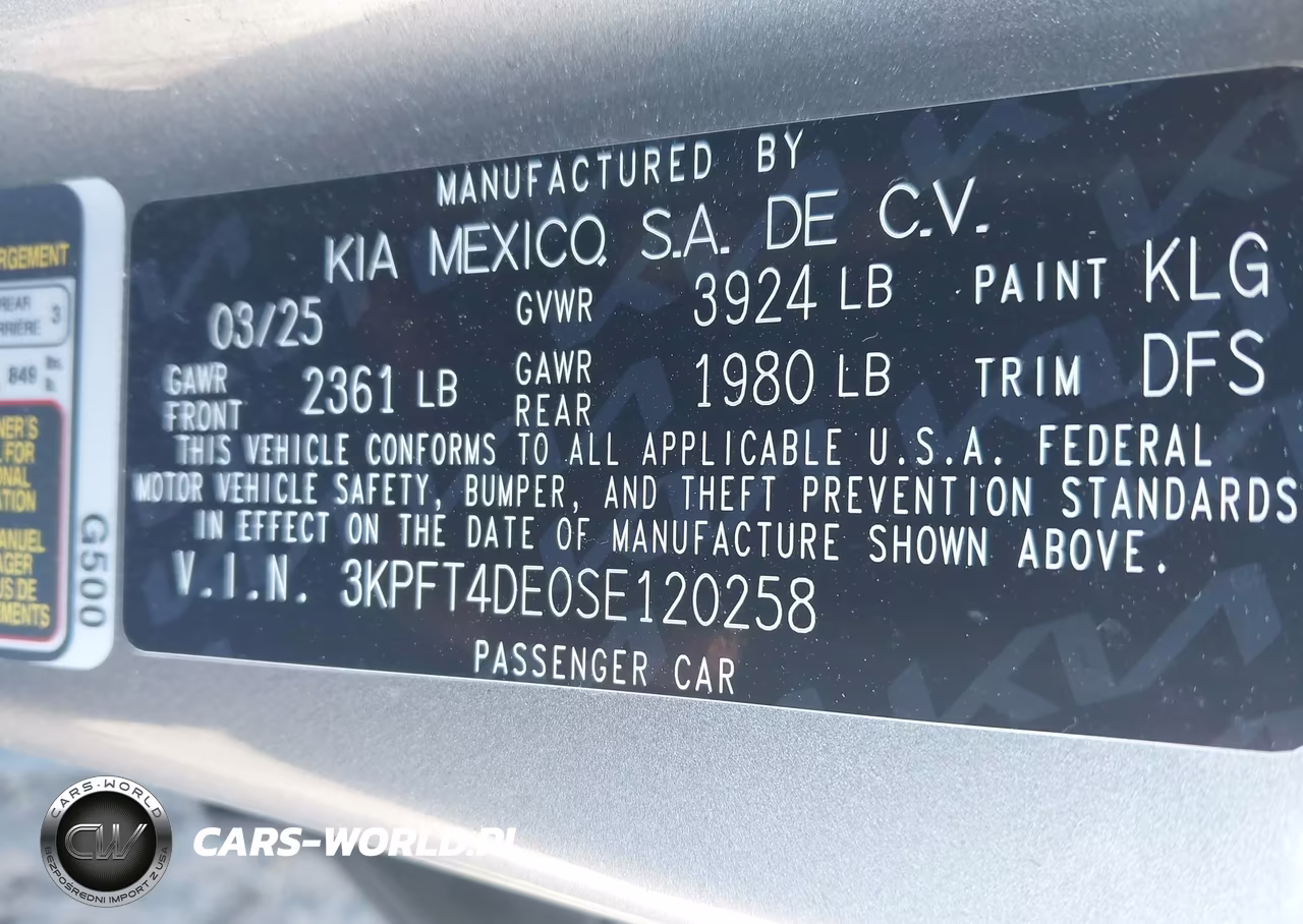 2025 Kia K4 Lxs VIN:3KPFT4DE0SE120258 - 9