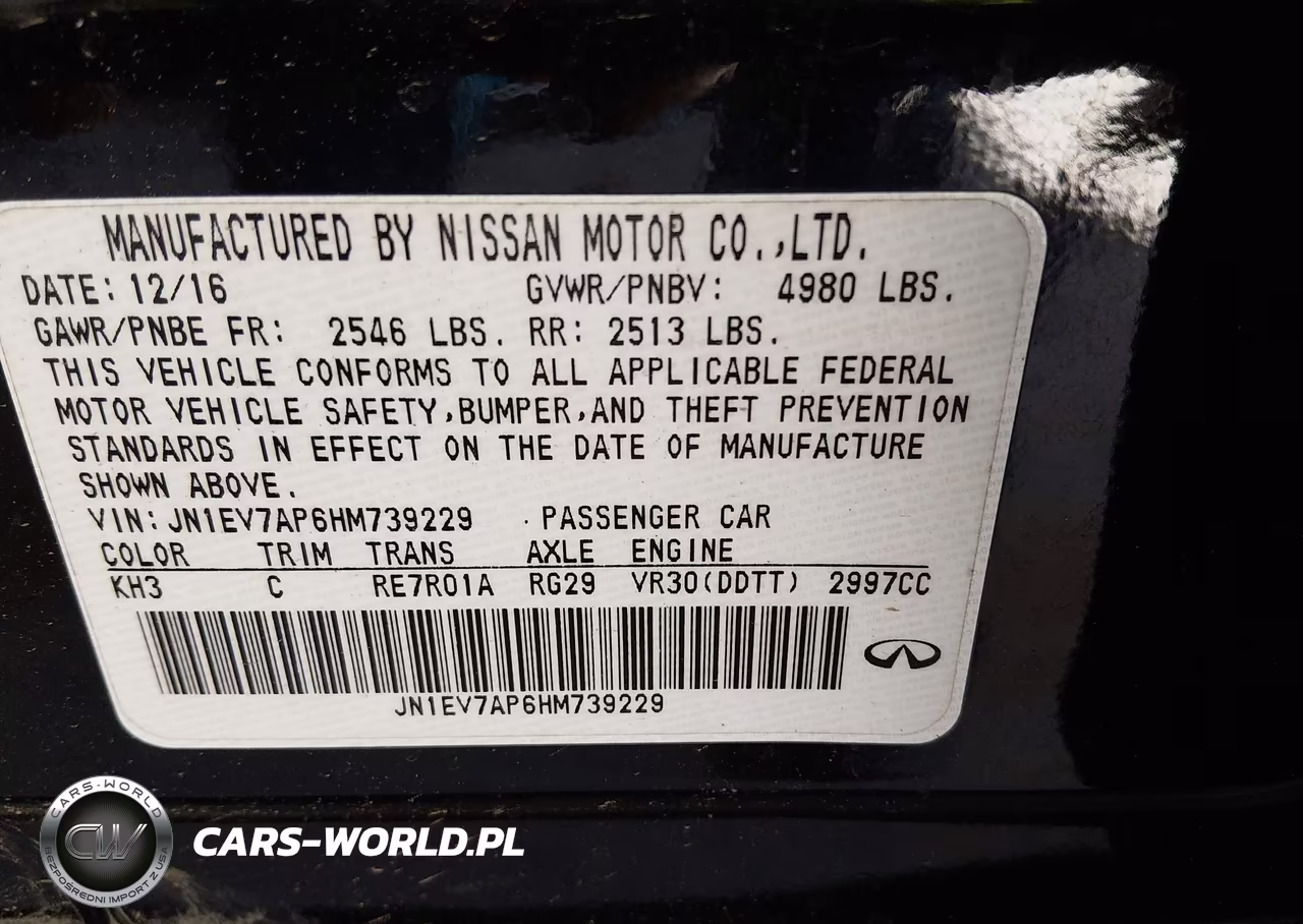 2017 Infiniti Q50 3.0T Signature Edition VIN:JN1EV7AP6HM739229 - 9