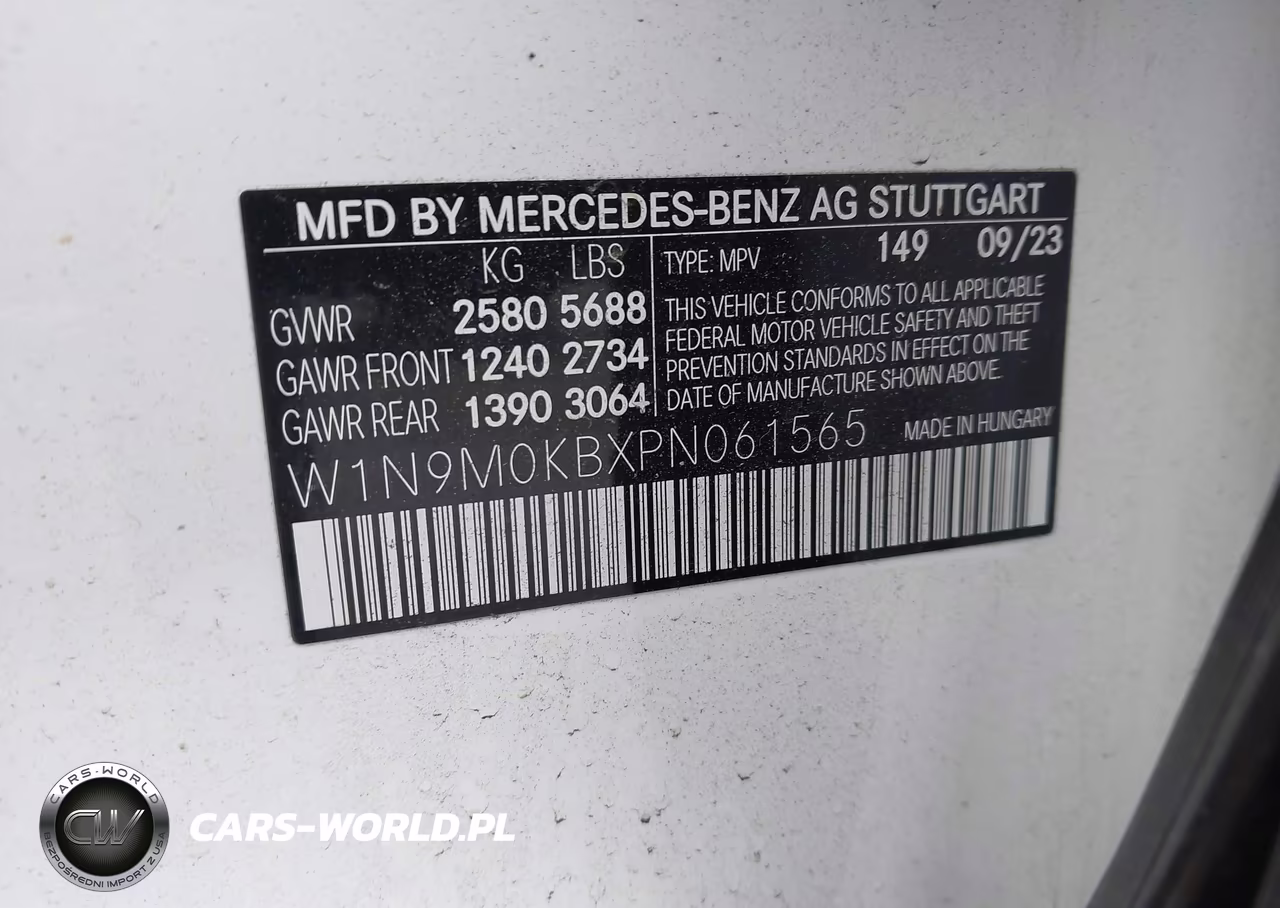 2023 Mercedes-Benz Eqb 300 Suv 4Matic VIN:W1N9M0KBXPN061565 - 9