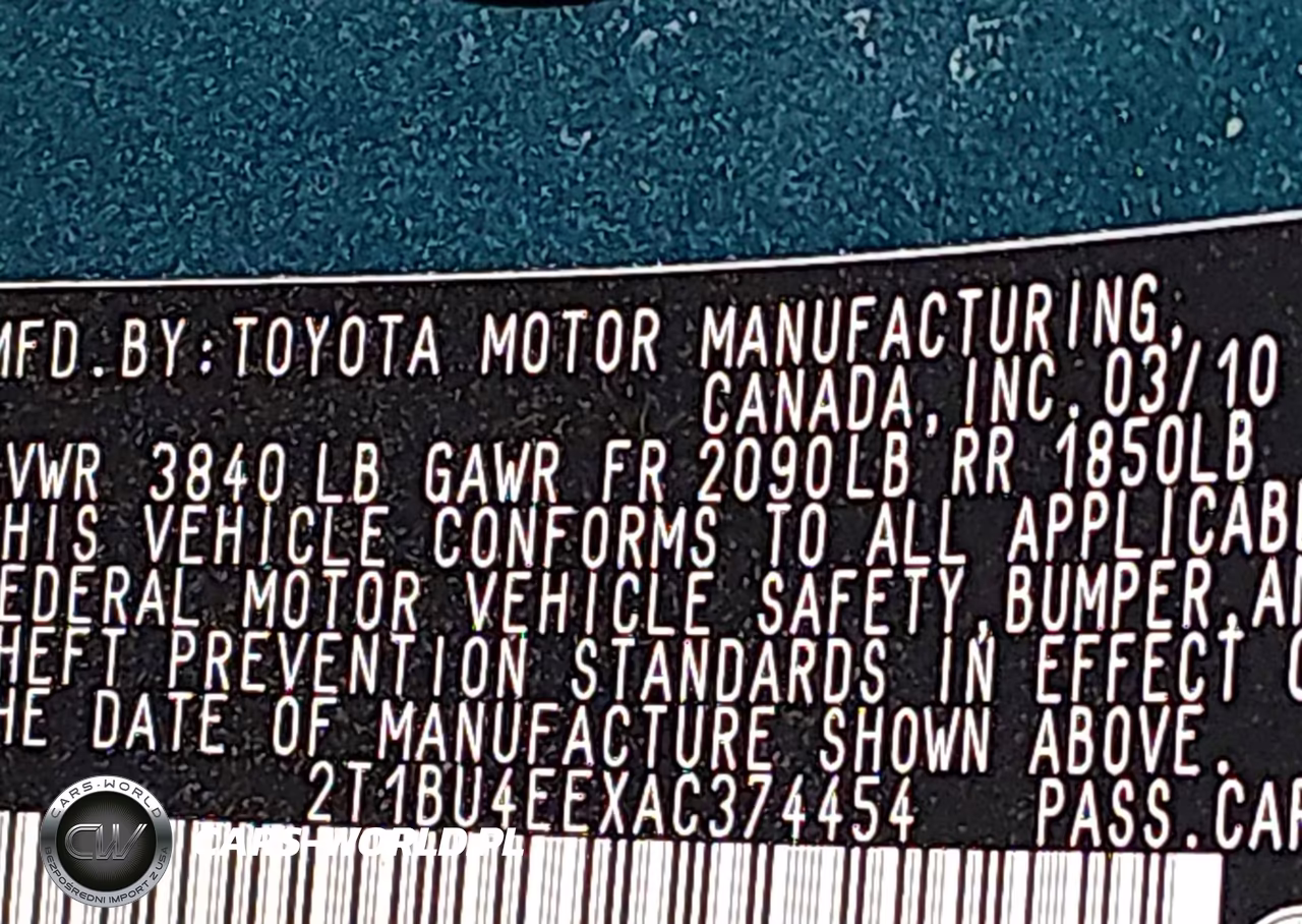 2010 Toyota Corolla Le VIN:2T1BU4EEXAC374454 - 9